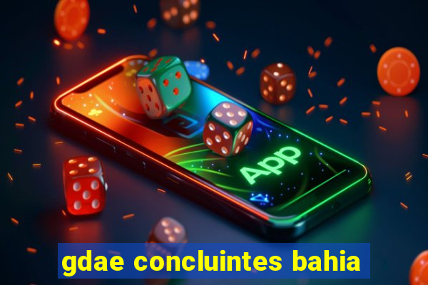 gdae concluintes bahia